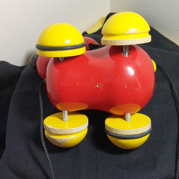 Vintage Vilac Wooden Dog Pull Toy - Picture 7 of 12